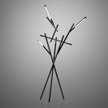 Foscarini Tuareg LED lampa, stmievač, čierna