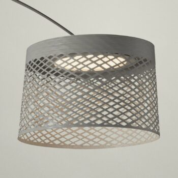 Foscarini Twiggy Grid LED oblúková lampa, béžová