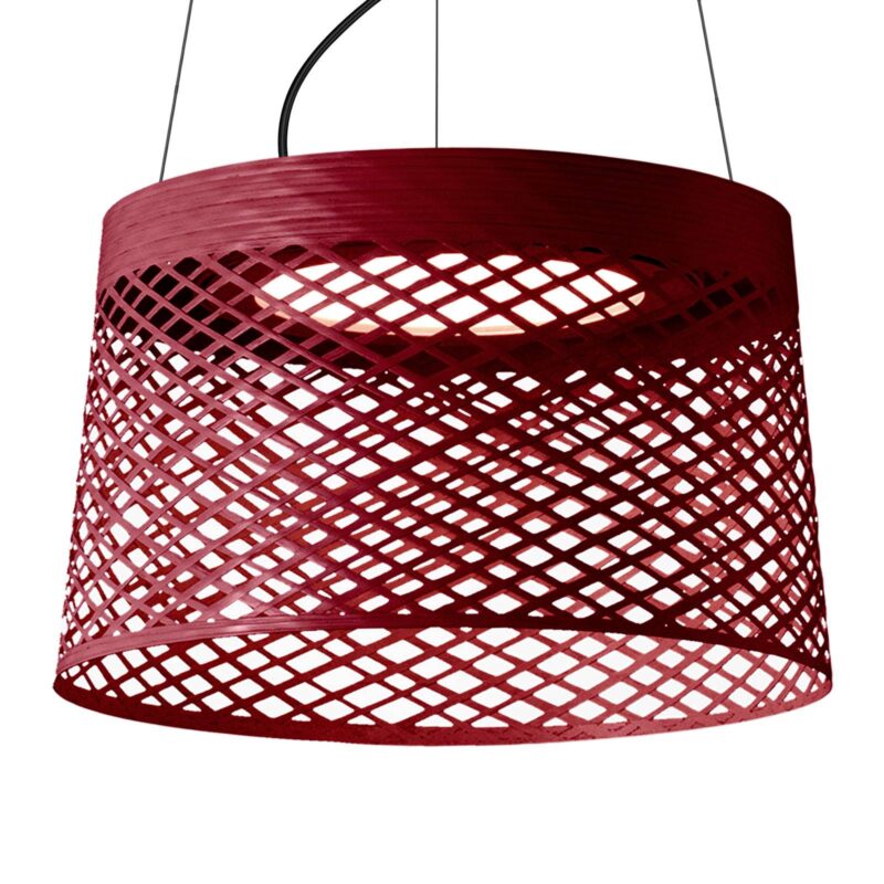 Foscarini Twiggy Grid závesné LED svetlo, červená Foscarini Twiggy Grid závesné LED svetlo, červená