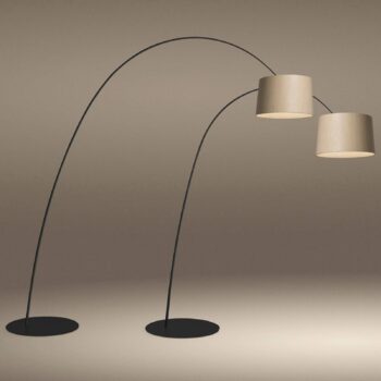 Foscarini Twiggy Wood MyLight stojaca lampa čierna