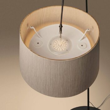 Foscarini Twiggy Wood MyLight stojaca lampa čierna