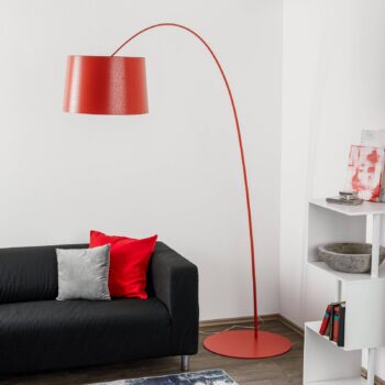Foscarini Twiggy oblúkové svetlo stmievač, purpur