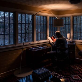 Foscarini Twiggy oblúkové svietidlo stmievač biela