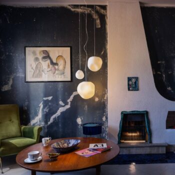 Foscarini závesné svietidlo Hoba Piccola, Ø13cm, zavesenie 1000cm