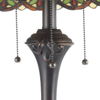 Frieda – stojaca lampa s tienidlom Tiffany