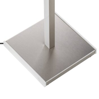 Funkčná stojacia lampa LED Orix v bielej farbe, 180 cm