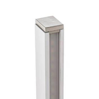 Funkčná stojacia lampa LED Orix v bielej farbe, 180 cm