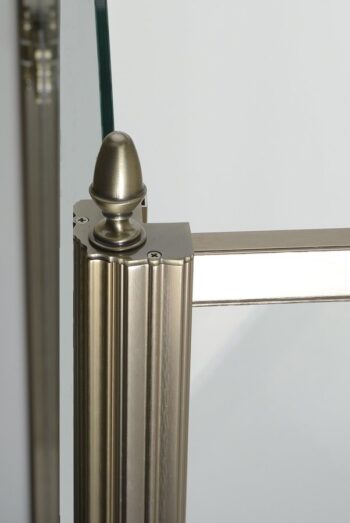 GELCO - ANTIQUE bočná stena 800, číre sklo, bronz GQ5680C