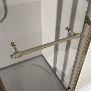GELCO - ANTIQUE sprchové dvere 800, číre sklo, pravé, bronz GQ1380RC