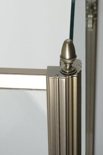 GELCO - ANTIQUE sprchové dvere 800, číre sklo, pravé, bronz GQ1380RC