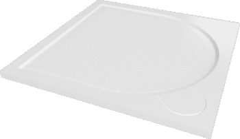 GELCO - LARCA sprchová vanička z liateho mramoru, štvorec 100x100x3cm PL001