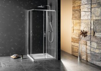 GELCO - SIGMA SIMPLY štvorcová sprchová zástena 800x800 rohový vstup, číre sklo GS2180GS2180
