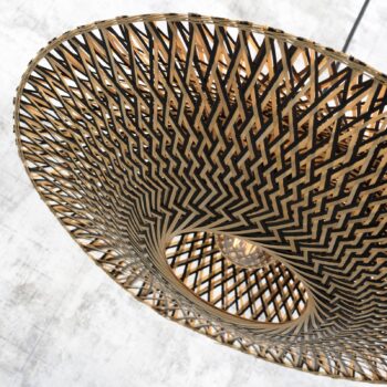 GOOD & MOJO Bali stojaca lampa rám prírodná Ø60 cm