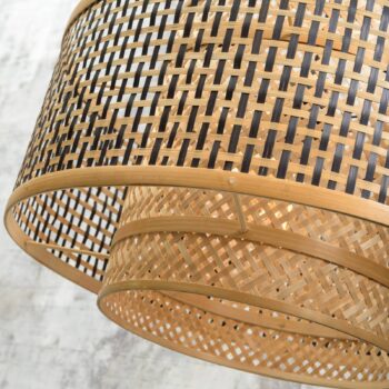 GOOD & MOJO Bhutan stojaca lampa prírodná 176 cm