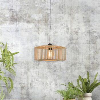 GOOD & MOJO Bromo závesná lampa z bambusu Ø 40 cm