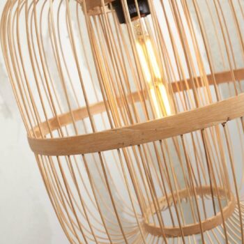 GOOD & MOJO Hokkaido závesná lampa výška 38 cm prírodná