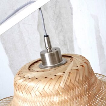 GOOD & MOJO Ibiza lampa Ø 65 cm biela/prírodná