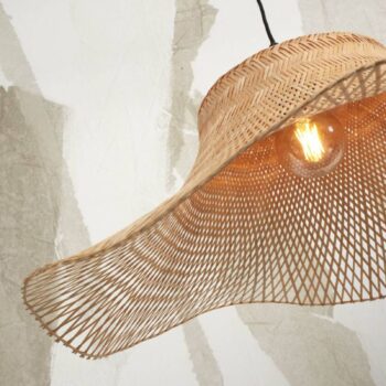 GOOD & MOJO Ibiza závesná lampa Ø 50 cm prírodná