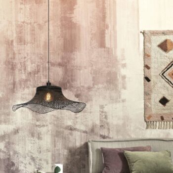 GOOD & MOJO Ibiza závesná lampa Ø 65 cm čierna