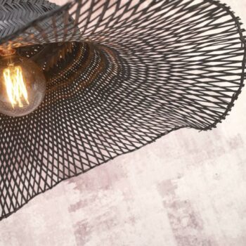 GOOD & MOJO Ibiza závesná lampa Ø 65 cm čierna