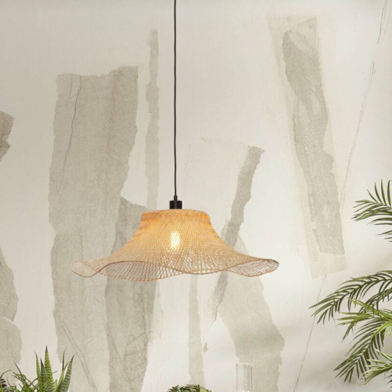 GOOD & MOJO Ibiza závesná lampa Ø 65 cm prírodná GOOD & MOJO Ibiza závesná lampa Ø 65 cm prírodná