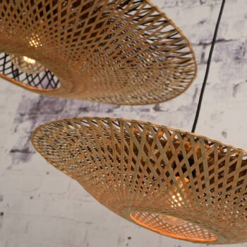 GOOD & MOJO Kalimantan závesná lampa horizontálna Ø44cm