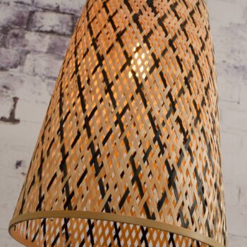GOOD & MOJO Kalimantan závesná lampa kužeľ H 48 cm