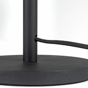 GOOD & MOJO stojaca lampa Java, čierna, 141 cm, bambus, GU10
