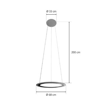 GRIMMEISEN Onyxx Circular DIM 680 pre pevné stropy
