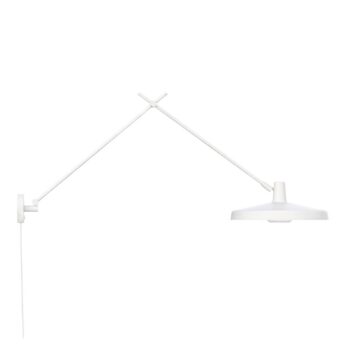 GRUPA Arigato nástenné svietidlo s 1 svetlom 140cm Ø45cm biela