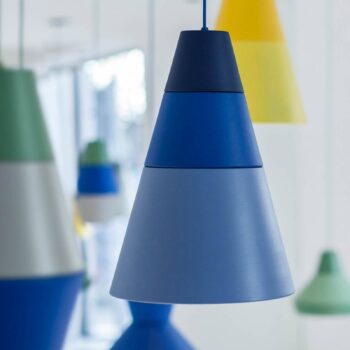 GRUPA Ili Ili Coney Cone závesné svietidlo modrá