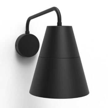 GRUPA Ili Ili nástenné svetlo, káblel, čierna