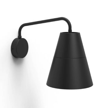 GRUPA Ili Ili nástenné svetlo, káblel, čierna