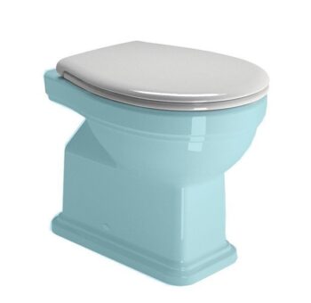 GSI - CLASSIC WC sedátko, Soft Close, Quick Release, biela/bronz MSB87CN11