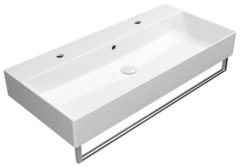 GSI - KUBE X keramické dvojumývadlo 100x47cm, biela ExtraGlaze 9423211