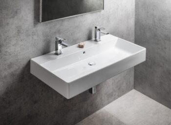 GSI - KUBE X keramické dvojumývadlo 100x47cm, biela ExtraGlaze 9423211