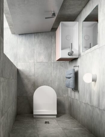 GSI - KUBE X závesná WC misa, Swirlflush, 36x50cm, biela ExtraGlaze 941611