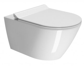 GSI - KUBE X závesná WC misa, Swirlflush, 36x55cm, biela ExtraGlaze 941511