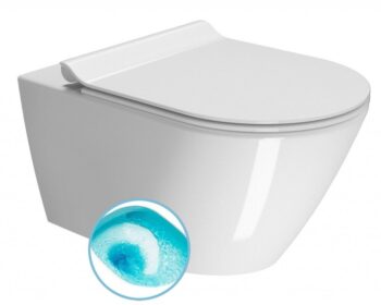 GSI - KUBE X závesná WC misa, Swirlflush, 36x55cm, biela ExtraGlaze 941511