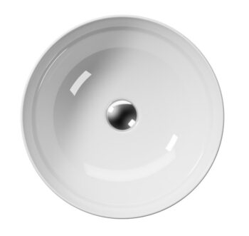 GSI - PURA keramické umývadlo na dosku, průměr 42cm, biela lesk ExtraGlaze 885111