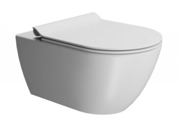 GSI - PURA závesná WC misa, Swirlflush, 36x55cm, biela dual-mat 881509