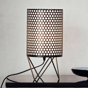 GUBI Pedrera ABC stolná lampa, čierna