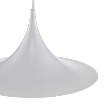GUBI Polozávesné svietidlo, Ø 30 cm, biele