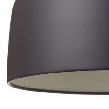 GUBI Ronde závesná lampa Ø 40 cm, čierna