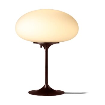 GUBI Stemlite stolná lampa čierno-červená 42 cm