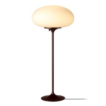 GUBI Stemlite stolná lampa čierno-červená 70 cm