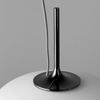 GUBI Stemlite závesná lampa, čierno-chrómová