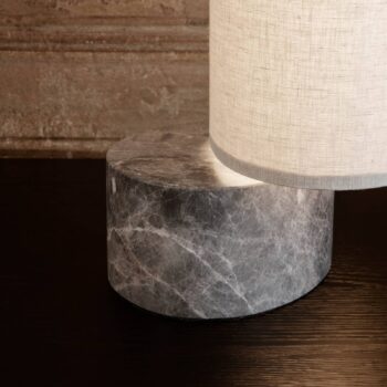 GUBI Unbound LED stojacia lampa 80 cm plátno