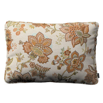 Gabika so šnúrkou, obliečka 60x40cm, béžové kvety, 60 x 40 cm, Intenso Premium, 144-27