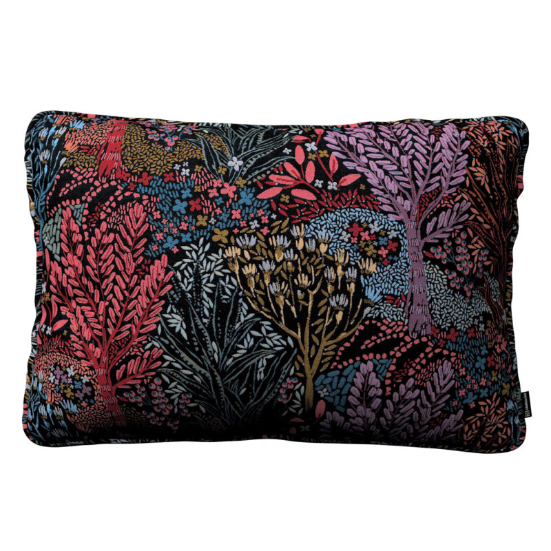 Gabika so šnúrkou, obliečka 60x40cm, farebný kvetinový motív na čiernom pozadí, 60 x 40 cm, Intenso Premium, 144-26 Gabika so šnúrkou, obliečka 60x40cm, farebný kvetinový motív na čiernom pozadí, 60 x 40 cm, Intenso Premium, 144-26